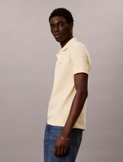 Poloshirt met open kraag van piquékatoen
