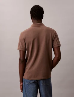 Poloshirt met open kraag van piquékatoen