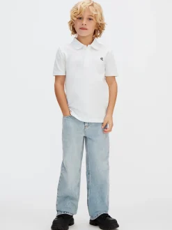 Poloshirt van stretchkatoen