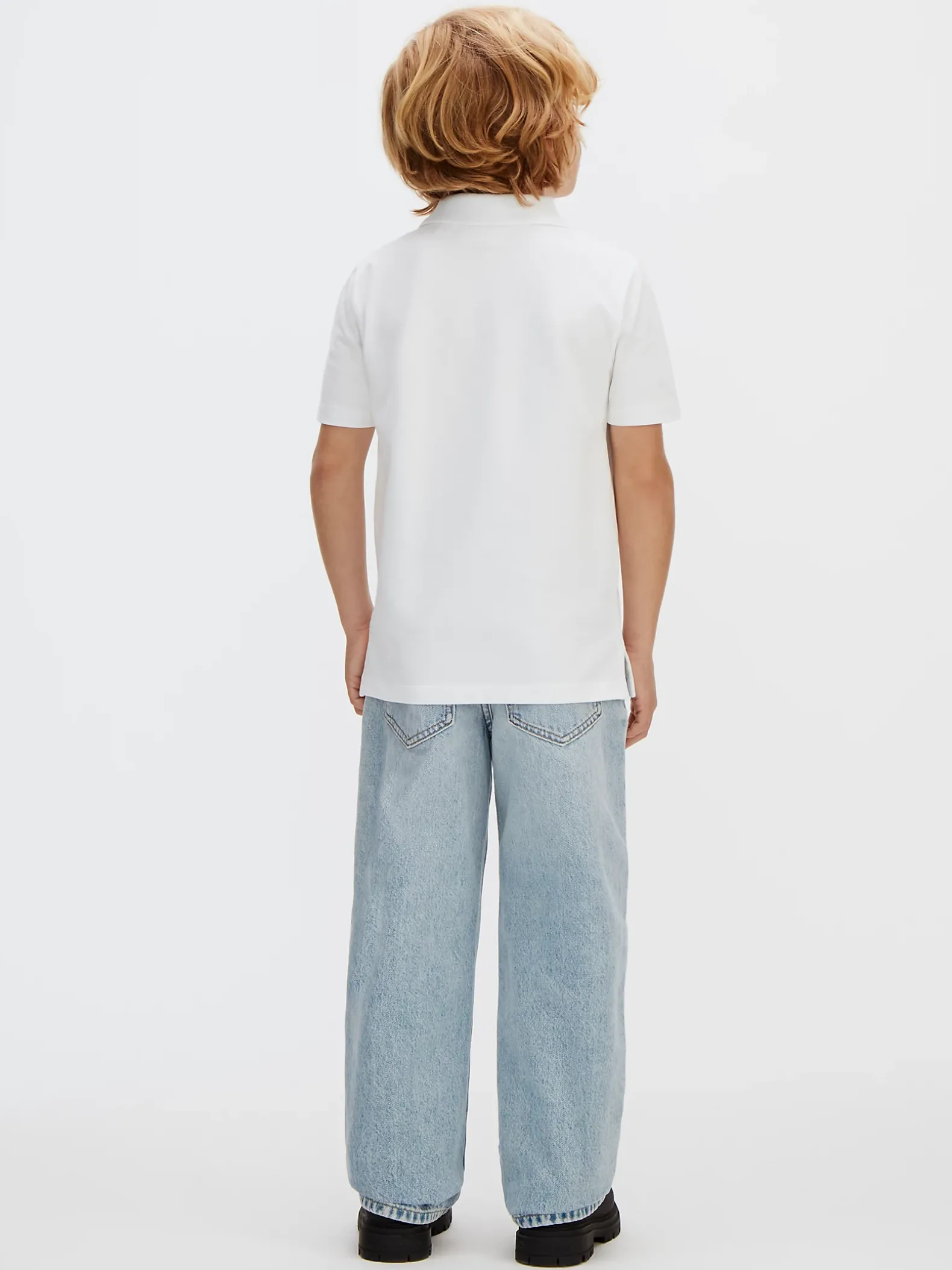 Poloshirt van stretchkatoen