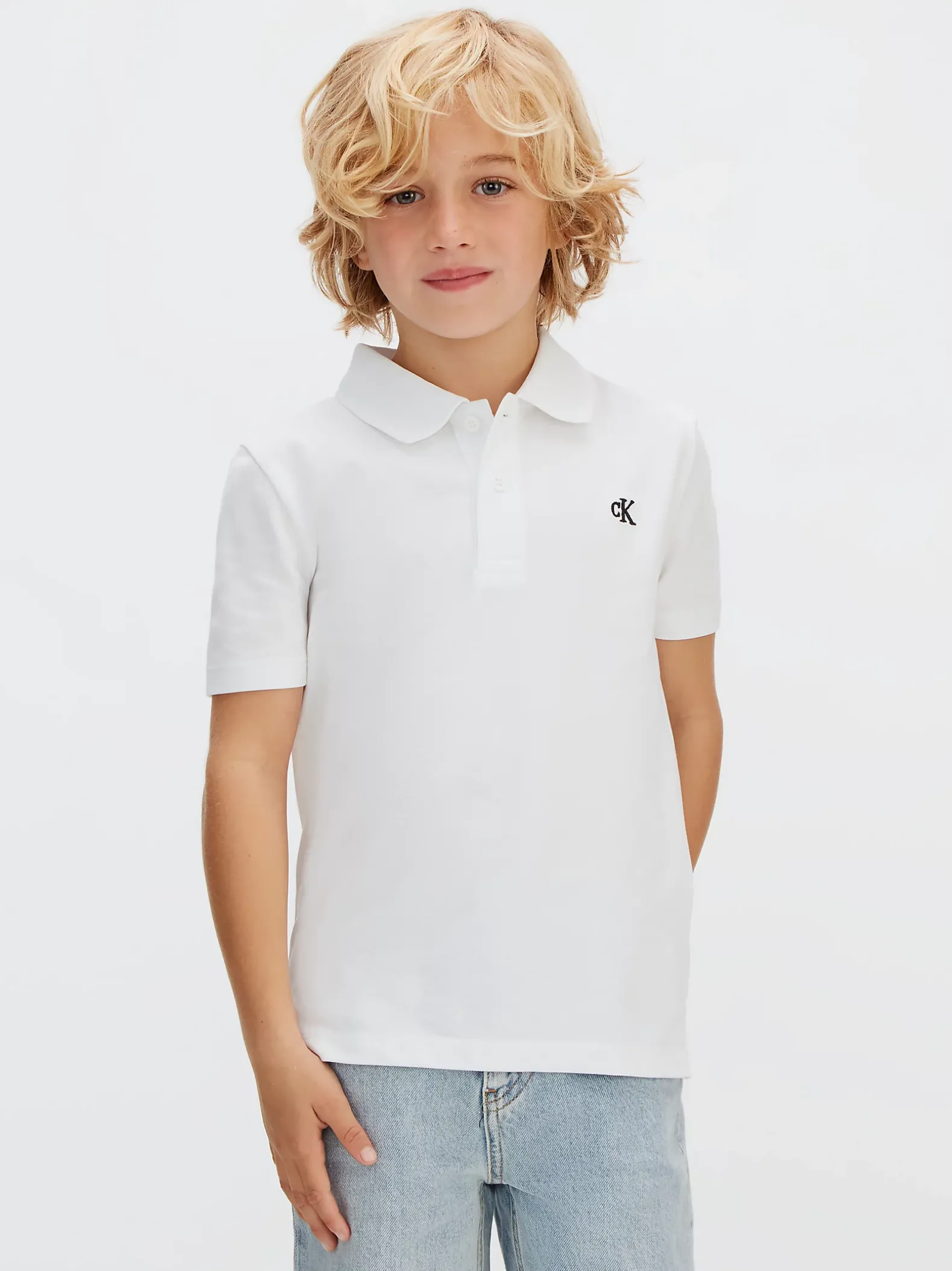 Poloshirt van stretchkatoen