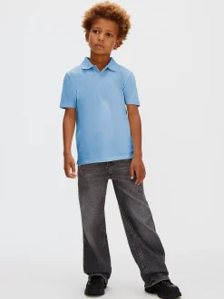 Poloshirt van stretchkatoen