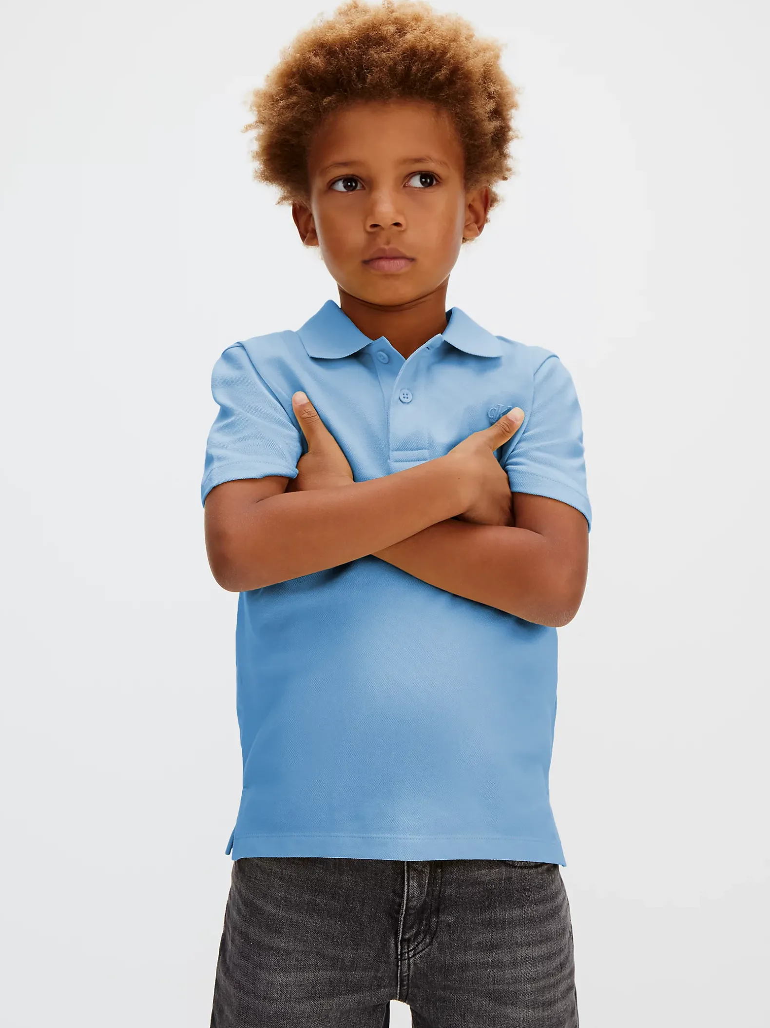 Poloshirt van stretchkatoen