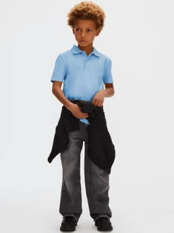 Poloshirt van stretchkatoen