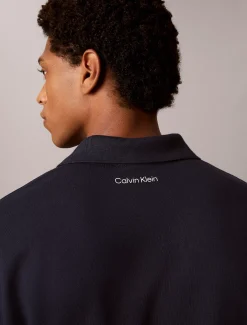 Polo sweatshirt met geborduurd logo