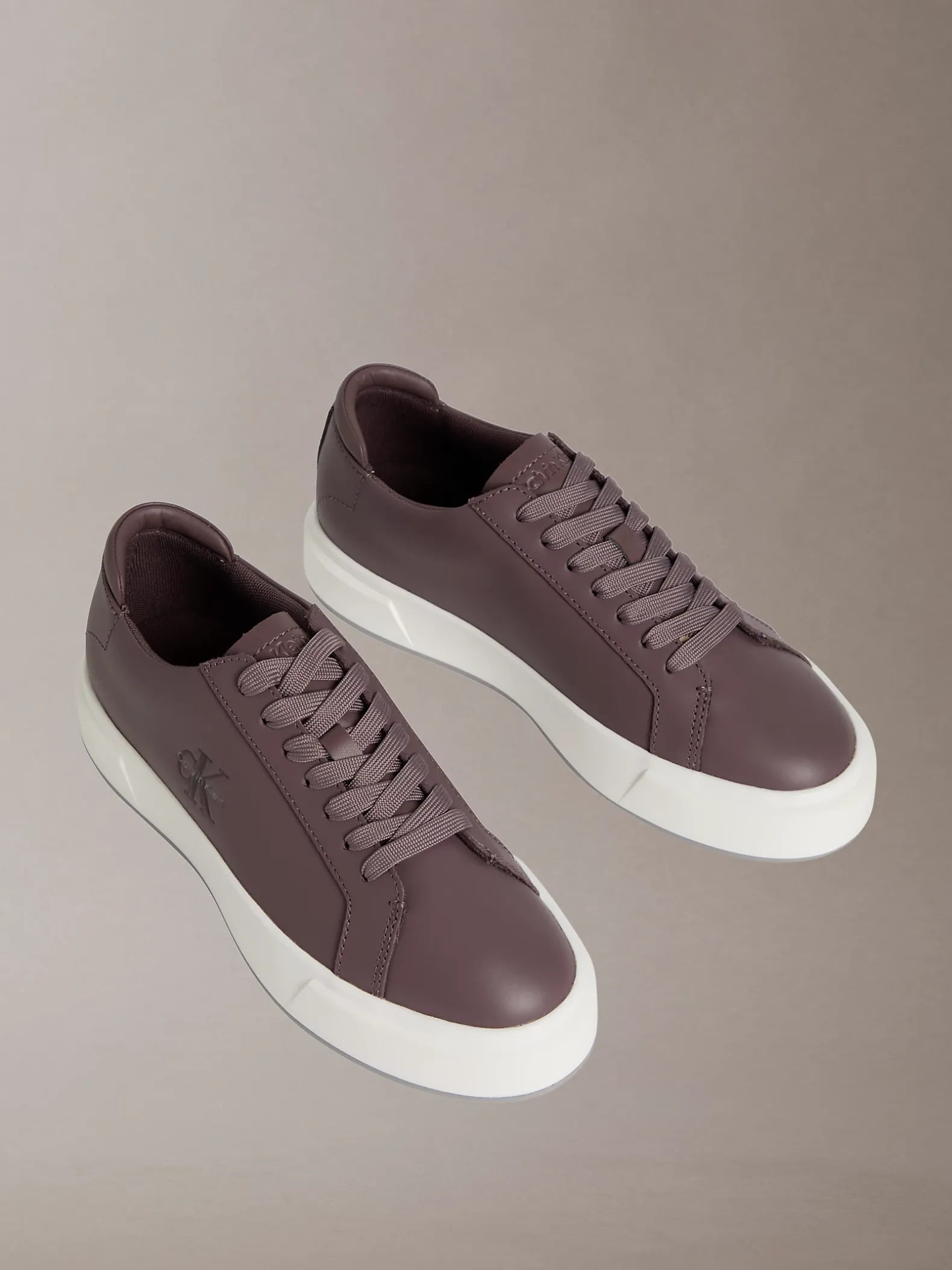 Premier - Signature leren sneakers