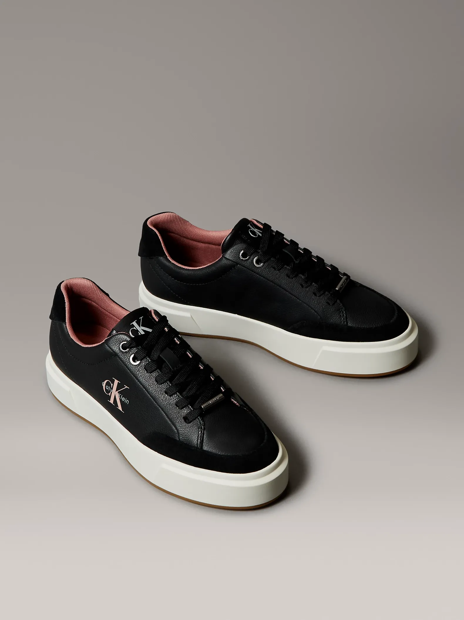 Premier - Signature leren sneakers