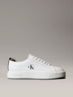 Premier - Signature leren sneakers