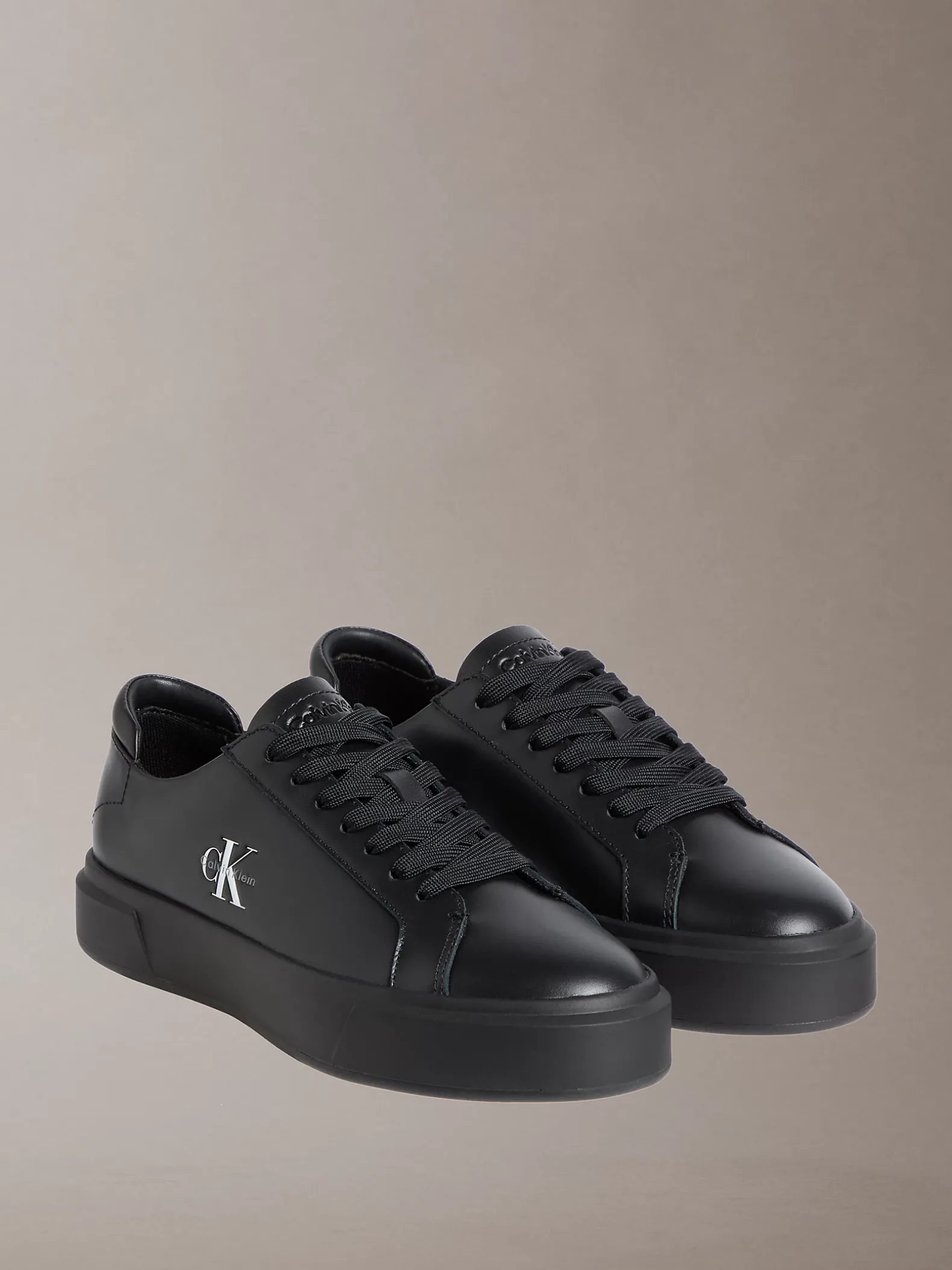 Premier - Signature leren sneakers