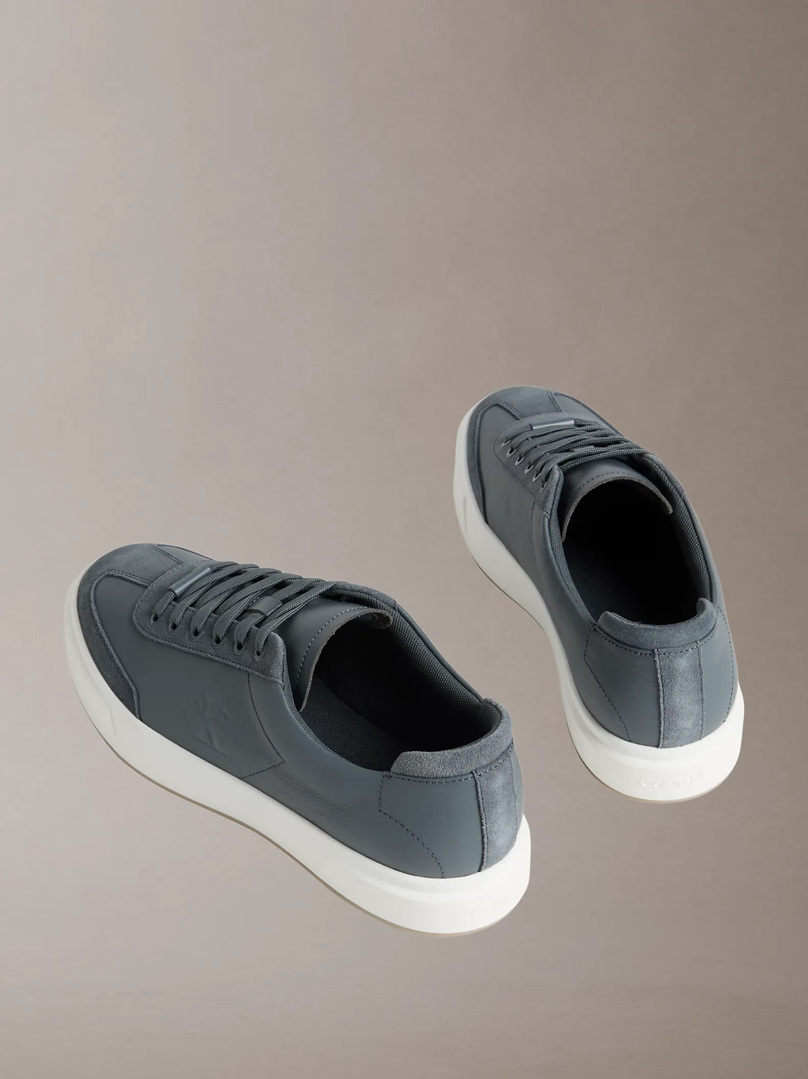 Premier - Signature leren sneakers