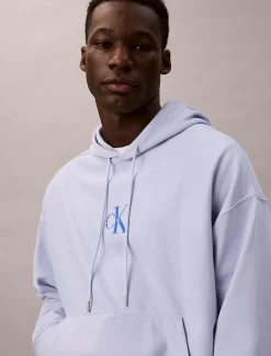 Premium fleece hoodie met monologo