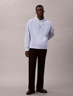 Premium fleece hoodie met monologo