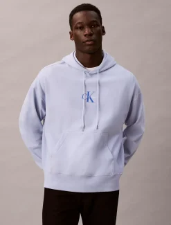 Premium fleece hoodie met monologo
