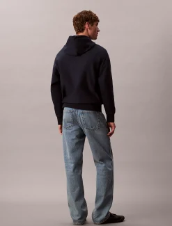Premium fleece hoodie met monologo