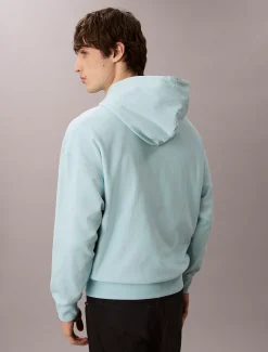 Premium fleece hoodie met monologo