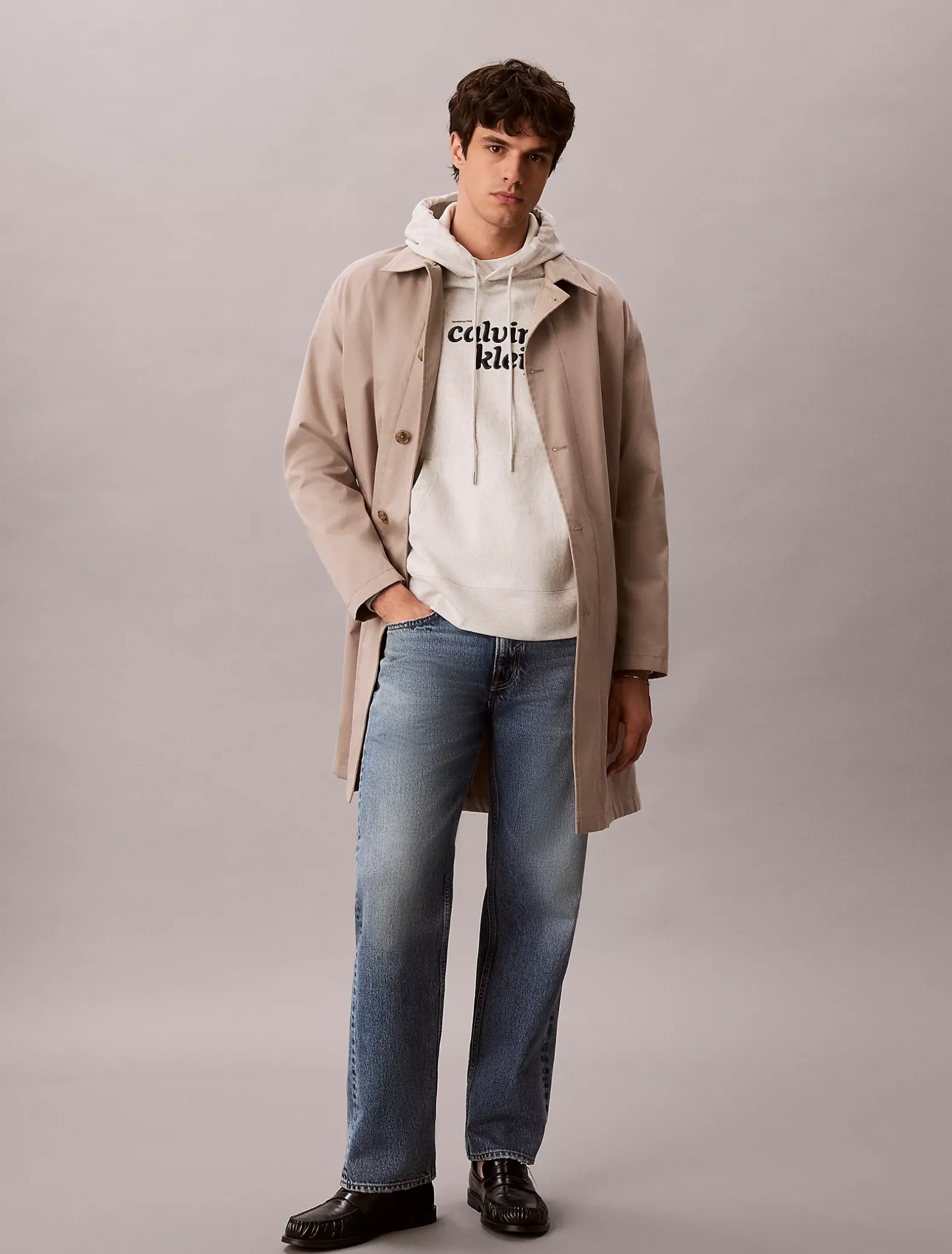 Premium hoodie van badstofkatoen met logo