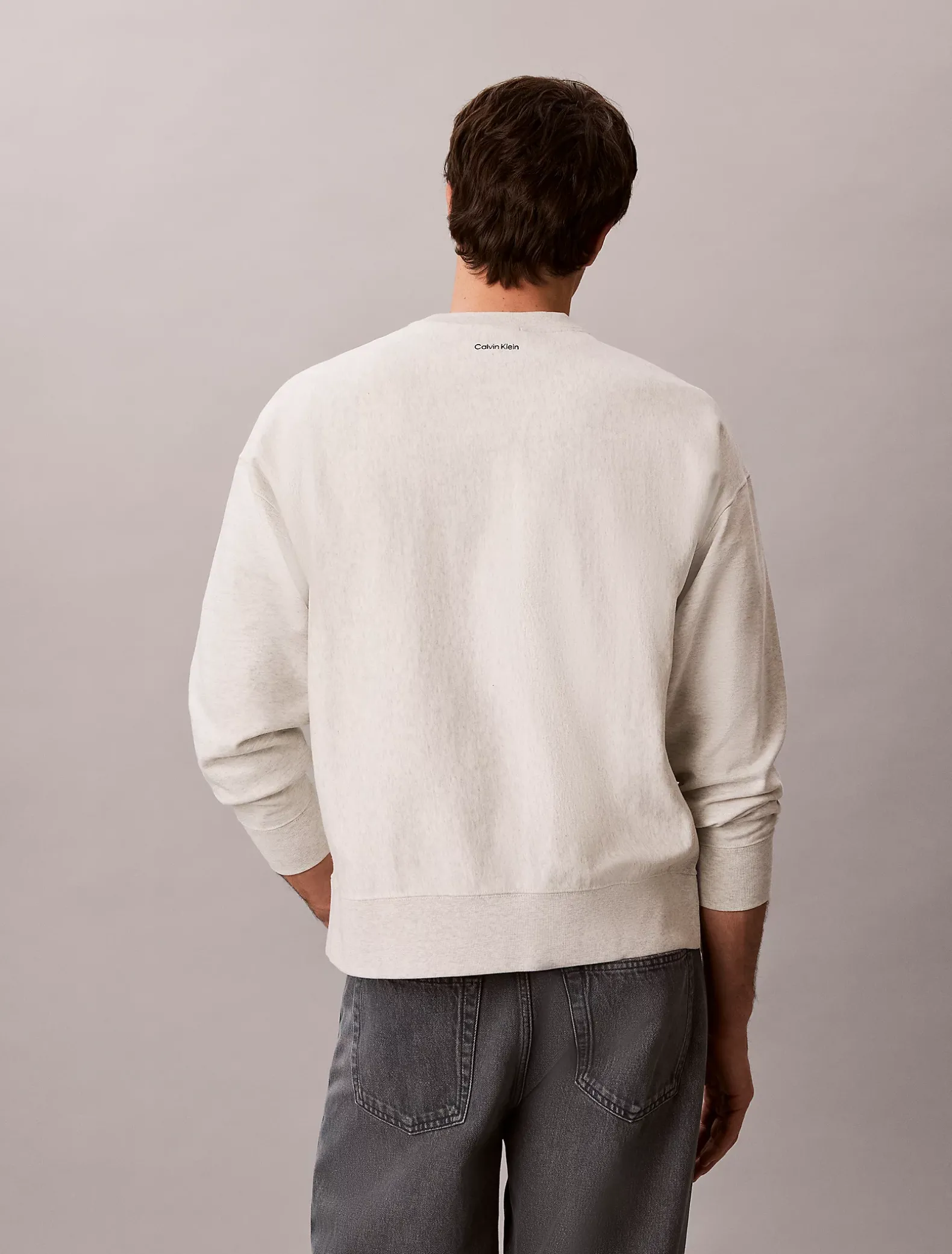 Premium sweatshirt met logo van badstofkatoen