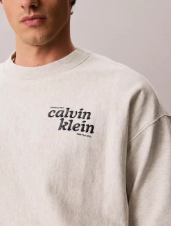 Premium sweatshirt met logo van badstofkatoen