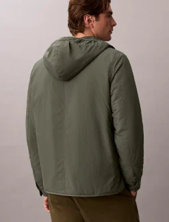 Pufferjack van gekreukt nylon