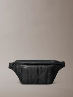 Puffer sling bag met monogram-logo