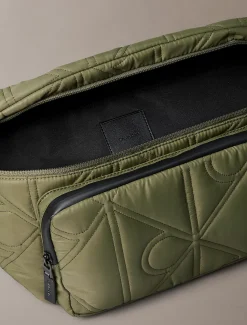 Puffer sling bag met monogram-logo