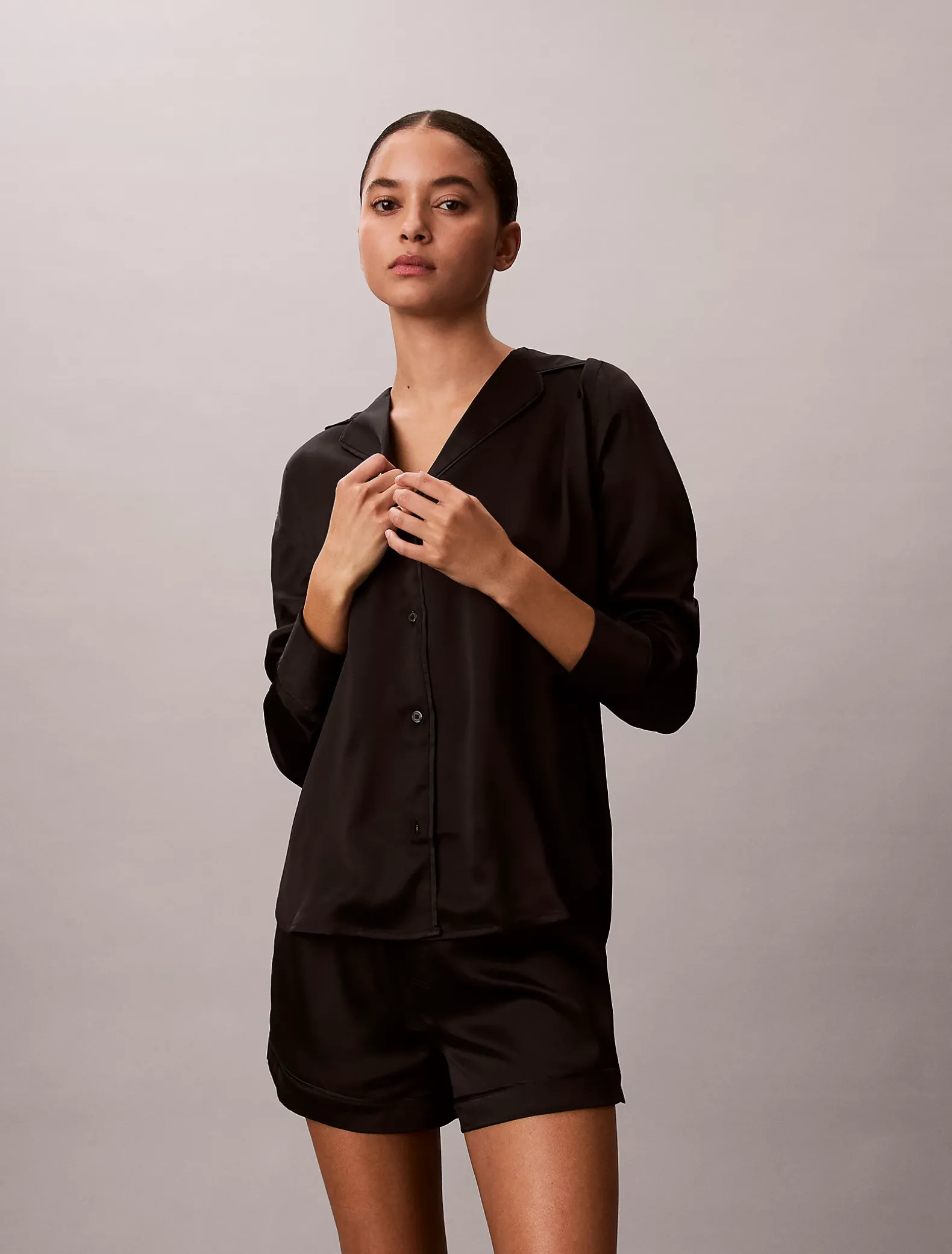 Pyjamashort - Minimalist Satin