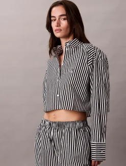Pyjama top cropped - Icon Cotton Poplin