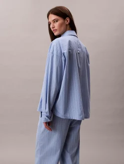 Pyjamatop met knopen - Heritage Cotton Poplin