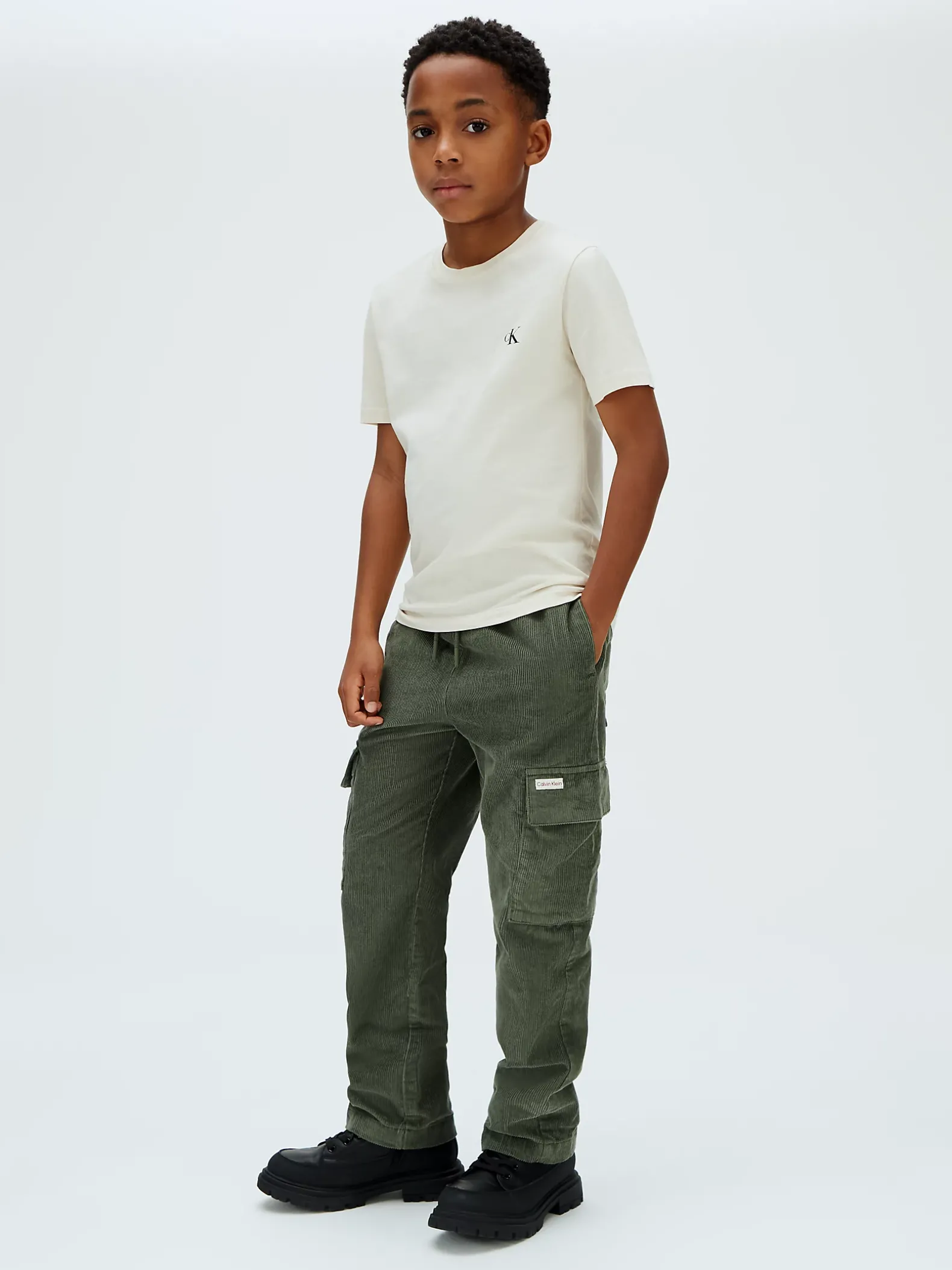 Rechte corduroy broek