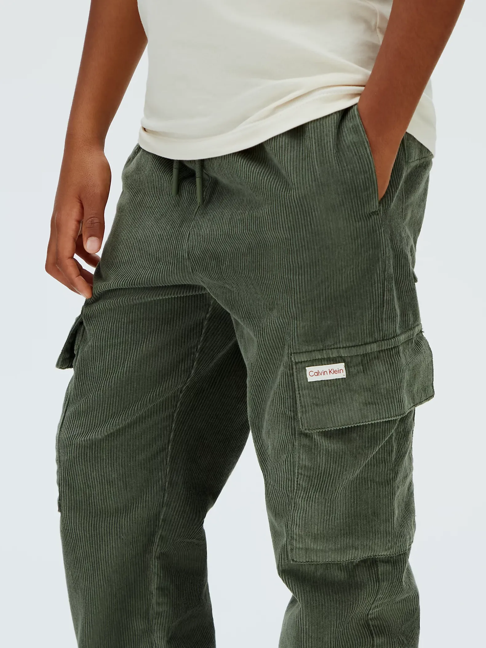 Rechte corduroy broek