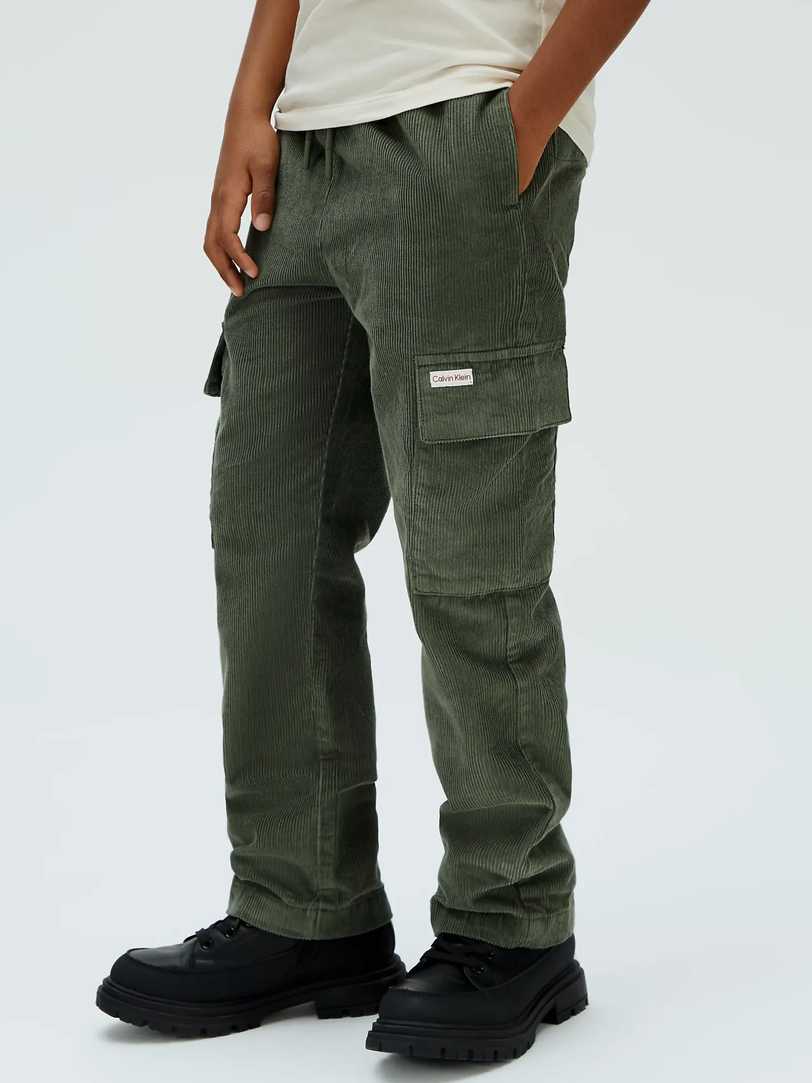 Rechte corduroy broek