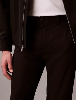 Rechte seersucker broek