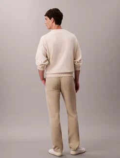 Rechte twillkatoen broek