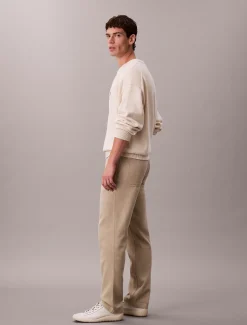 Rechte twillkatoen broek