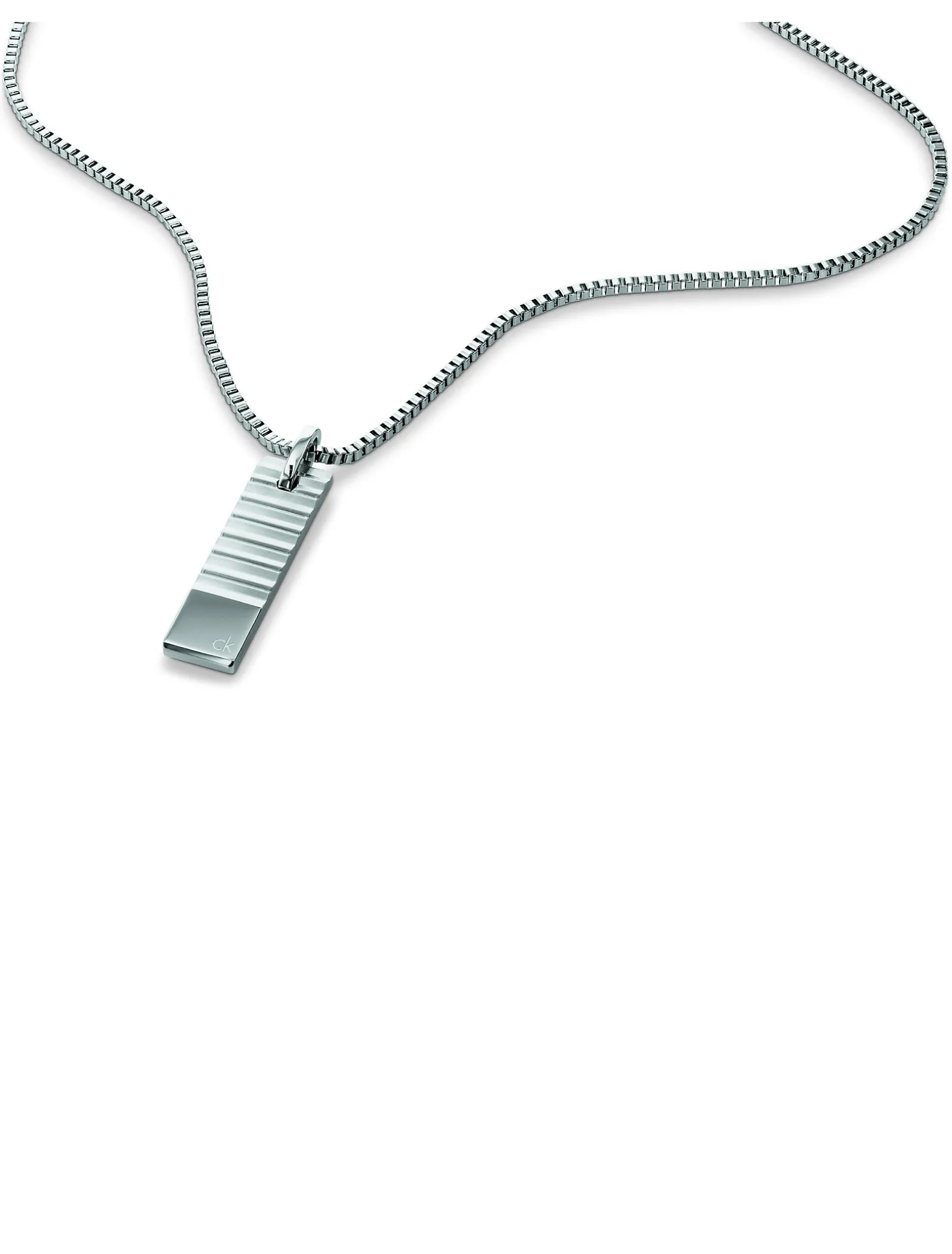 Rechthoekige ketting met hanger