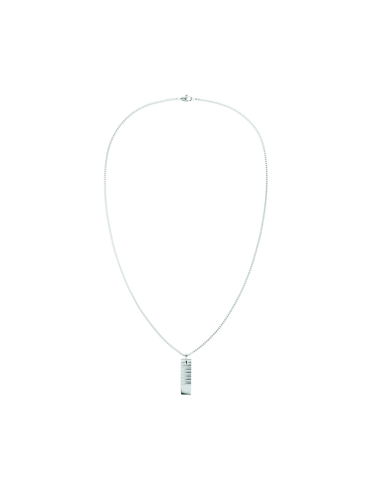 Rechthoekige ketting met hanger