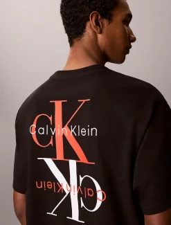 Relaxed jaren 90 T-shirt met monologo