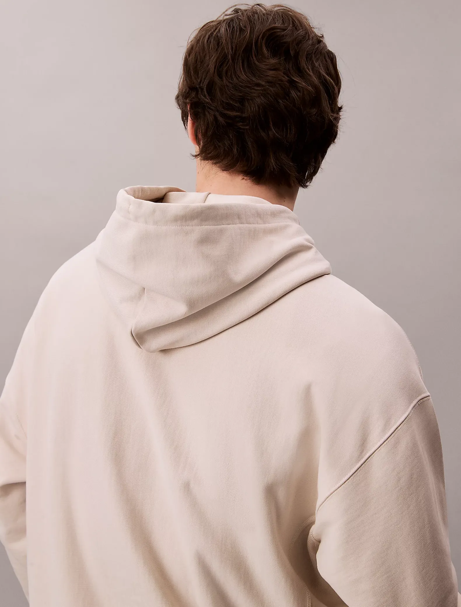 Relaxed monogram hoodie