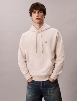 Relaxed monogram hoodie