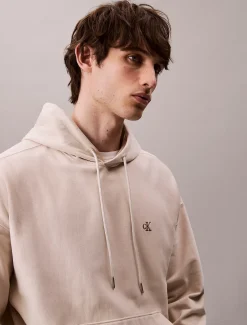 Relaxed monogram hoodie