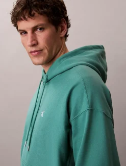 Relaxed monogram hoodie