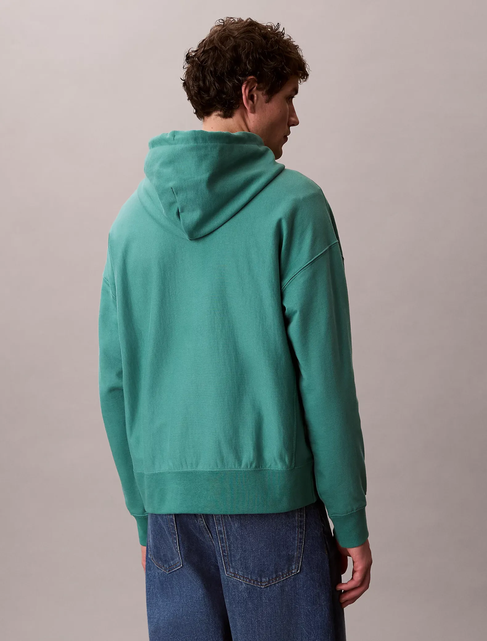 Relaxed monogram hoodie