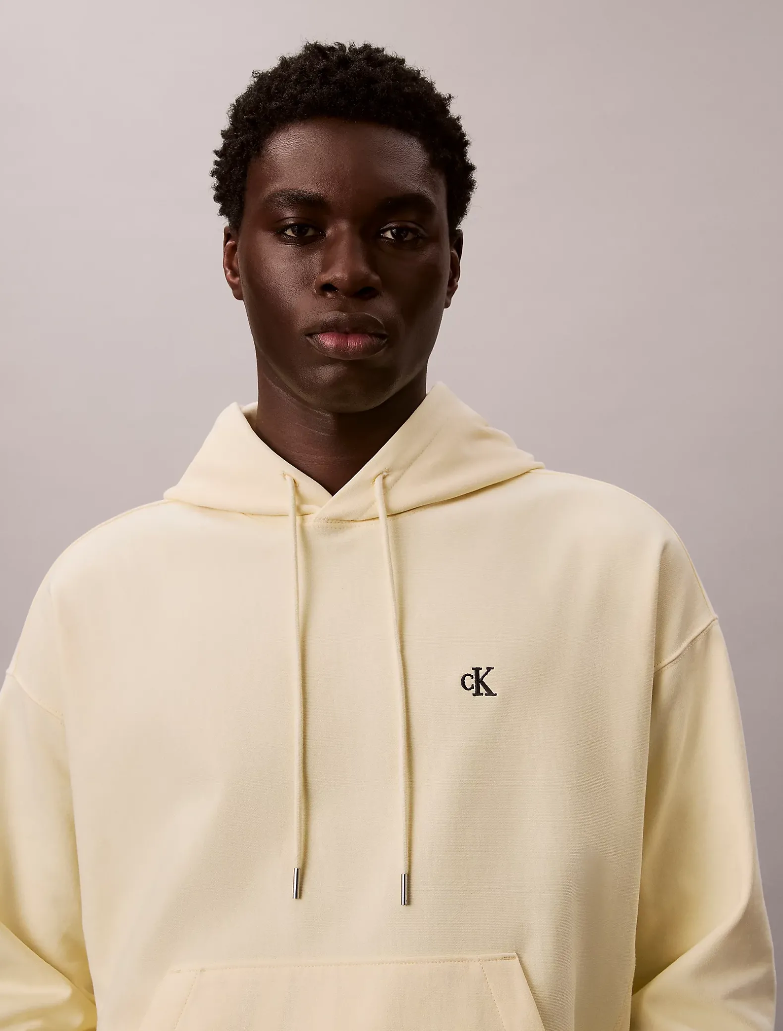 Relaxed monogram hoodie