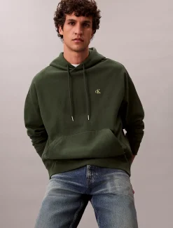 Relaxed monogram hoodie