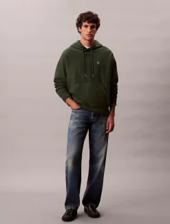 Relaxed monogram hoodie