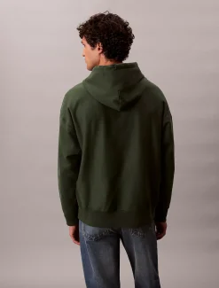 Relaxed monogram hoodie