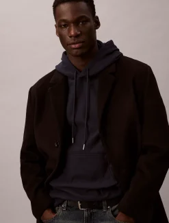 Relaxed monogram hoodie