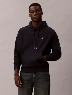 Relaxed monogram hoodie