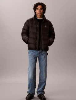 Relaxed nylon pufferjack