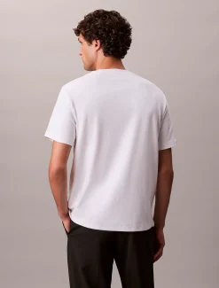 Relaxed piqué T-shirt van katoen